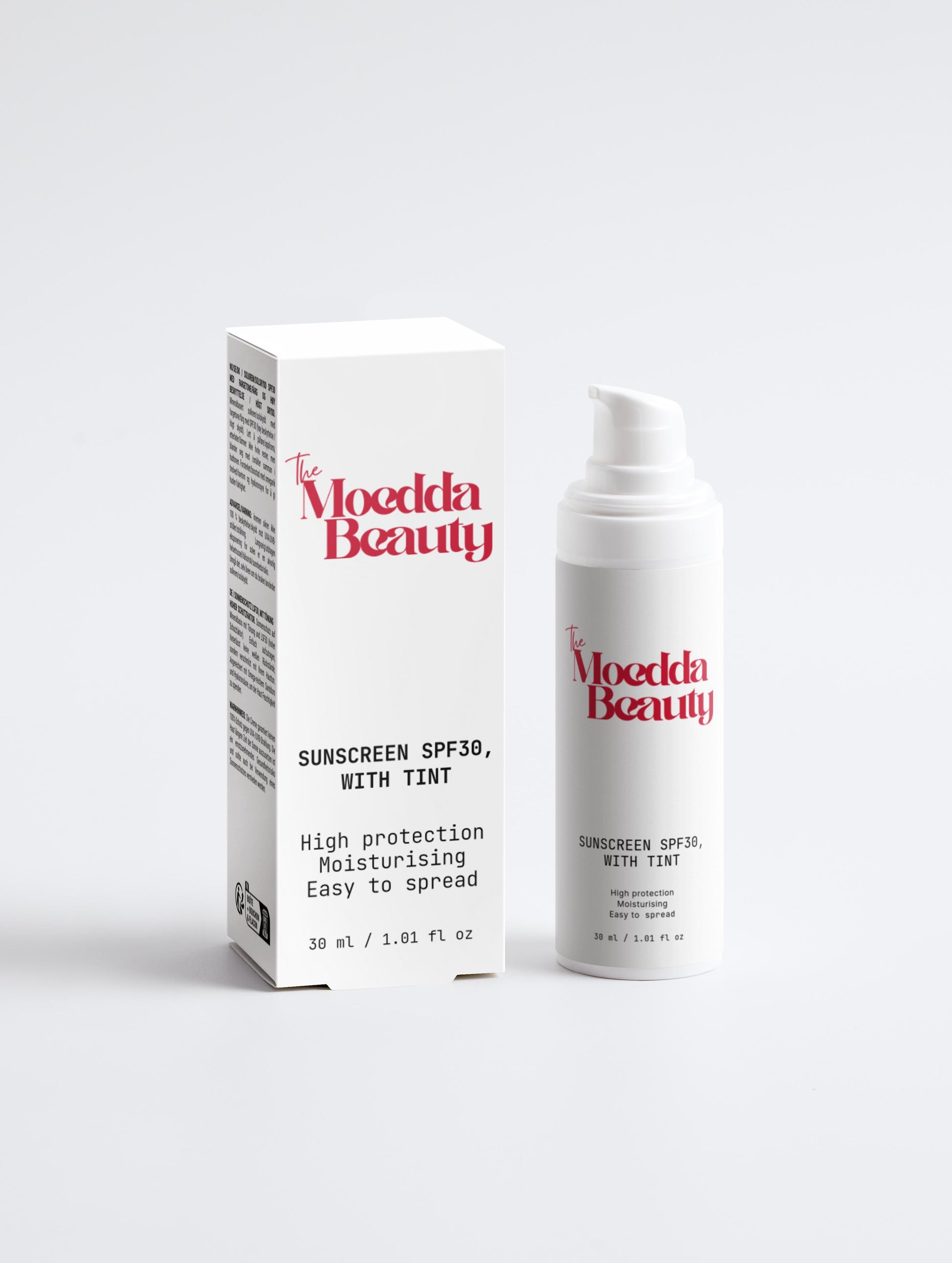 Sunscreen SPF30, with tint